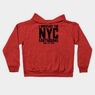 I Survived The NYC Earthquake April 5th, 2024 v2 Kids Hoodie